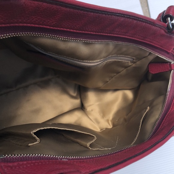 Coach burgandy purse - Picture 7 of 7